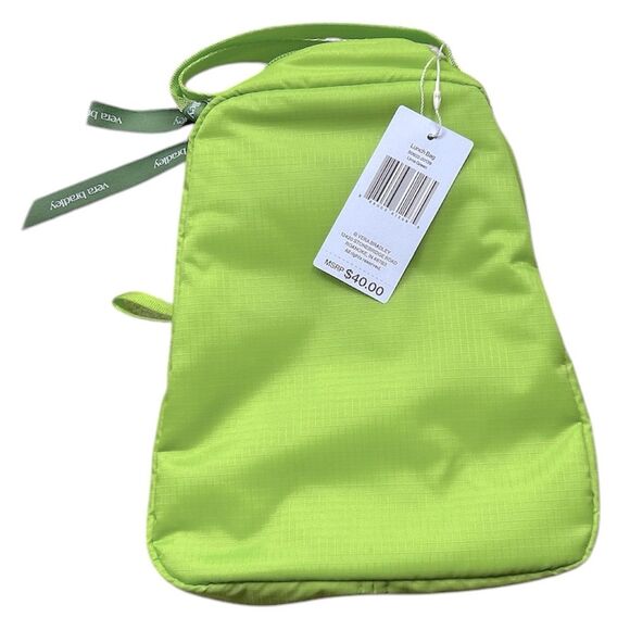 Vera Bradley Ripstock Lunch Bag in Lime Green NWT - Picture 3 of 3